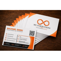 Cartes de visite élégante