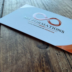 Cartes de visite élégante
